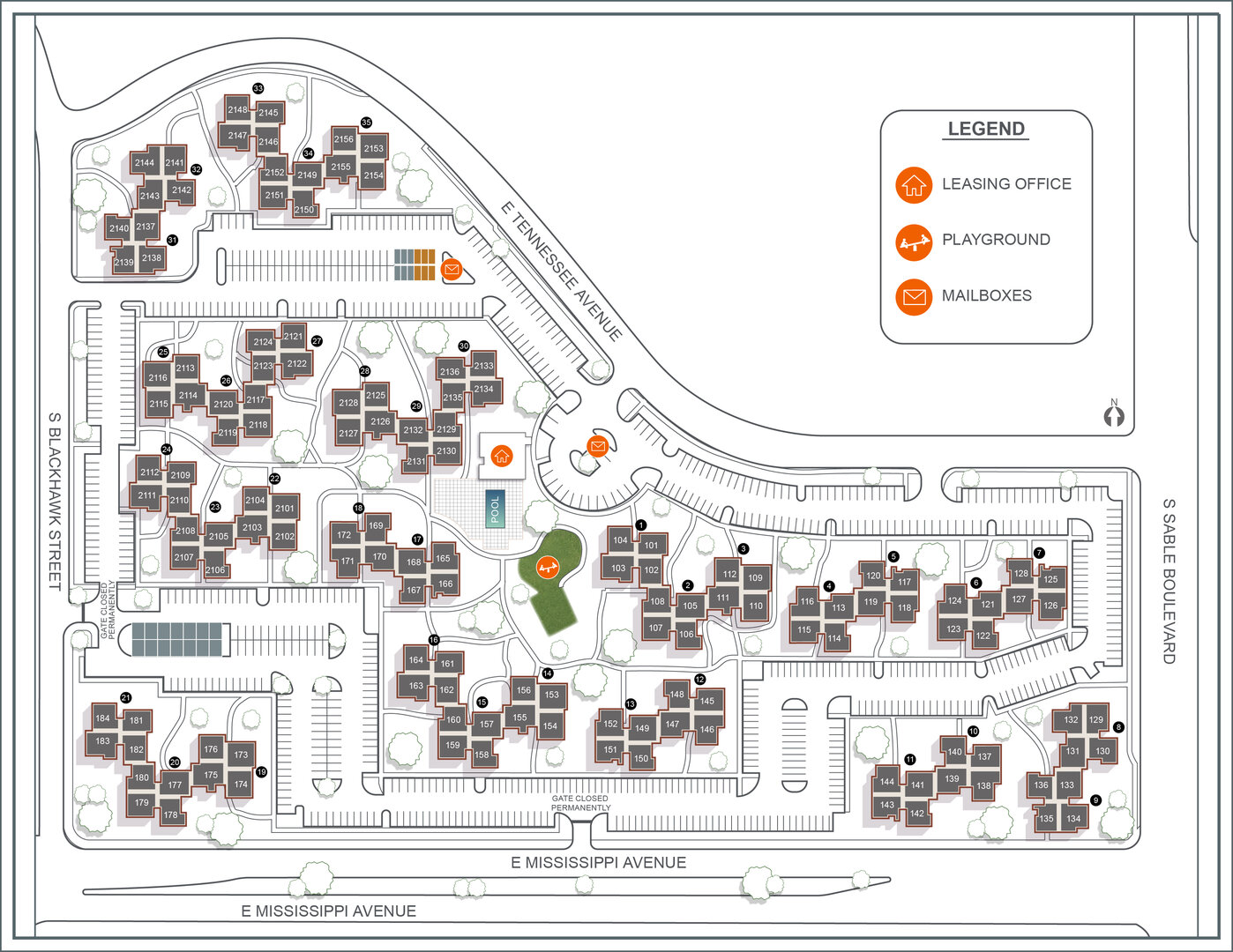 map of property